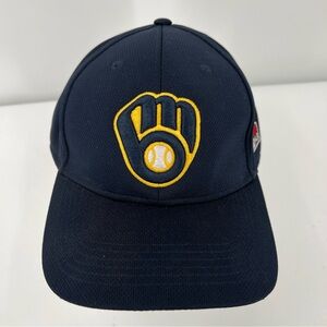 Nice Milwaukee Brewers OC Sports OSFM Adjustable Baseball Hat Team MLB Cap